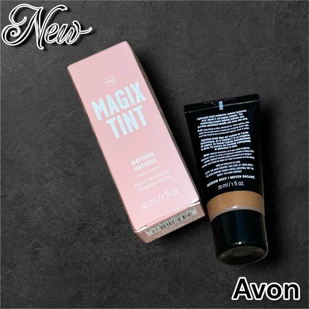 New NIB Avon Magix Tint Tinted Moisturizer Natural Foundation
